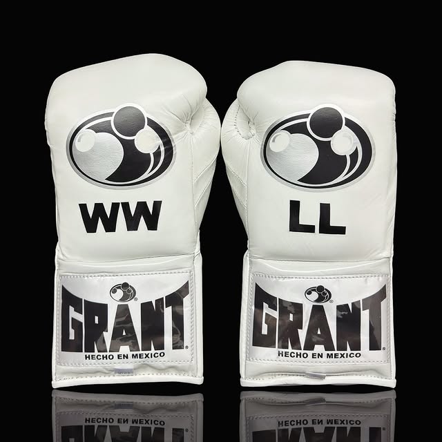 Grant Boxing Gloves White Custom