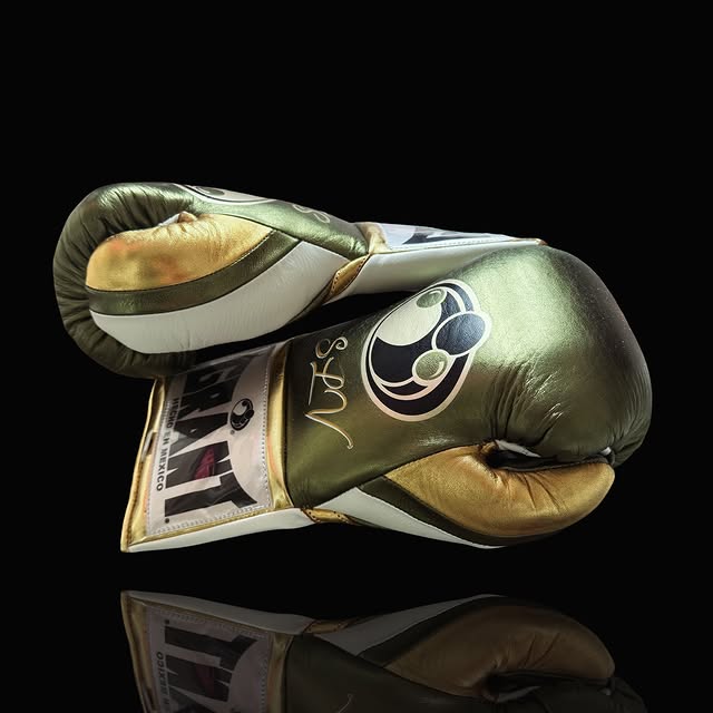 Grant Boxing Gloves Green/White/Gold Fitness Boxing
