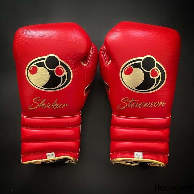 Grant Boxing Gloves in Red colorway - Professional Lace-Up training gloves