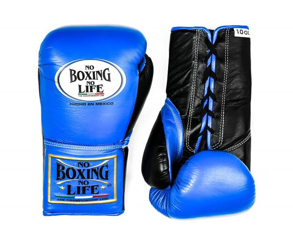 No Boxing No Life Boxing Gloves Blue/Black Fitness Boxing