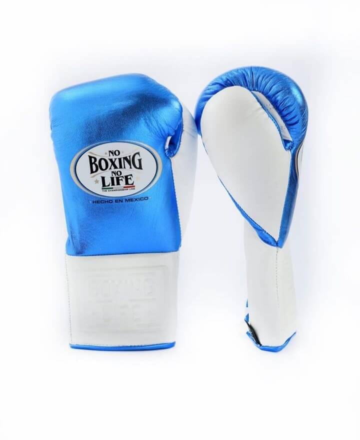 No Boxing No Life Boxing Gloves Blue/White Sparring
