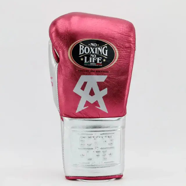No Boxing No Life Boxing Gloves Pink/Silver Custom Fit