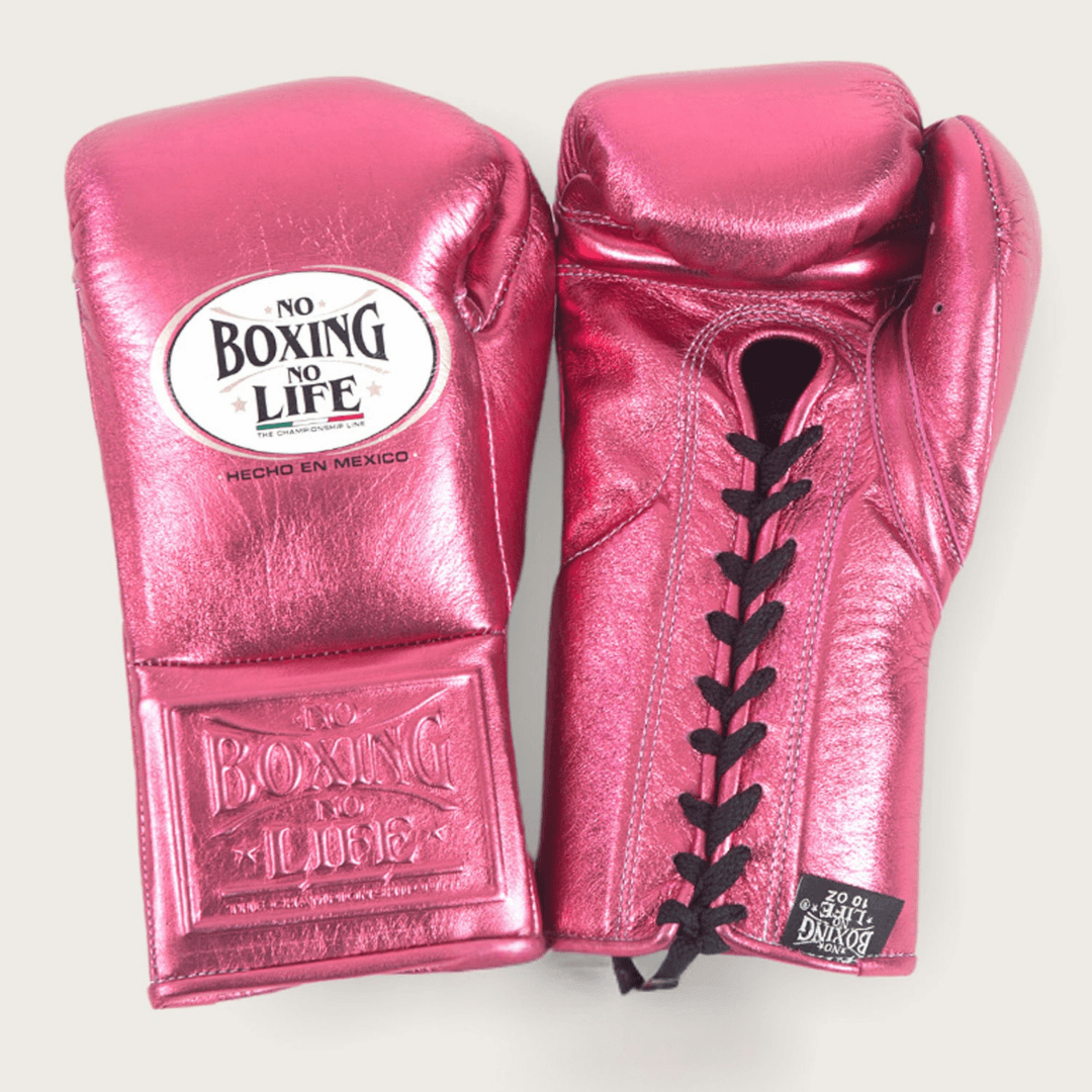 No Boxing No Life Boxing Gloves Dark-Pink Training