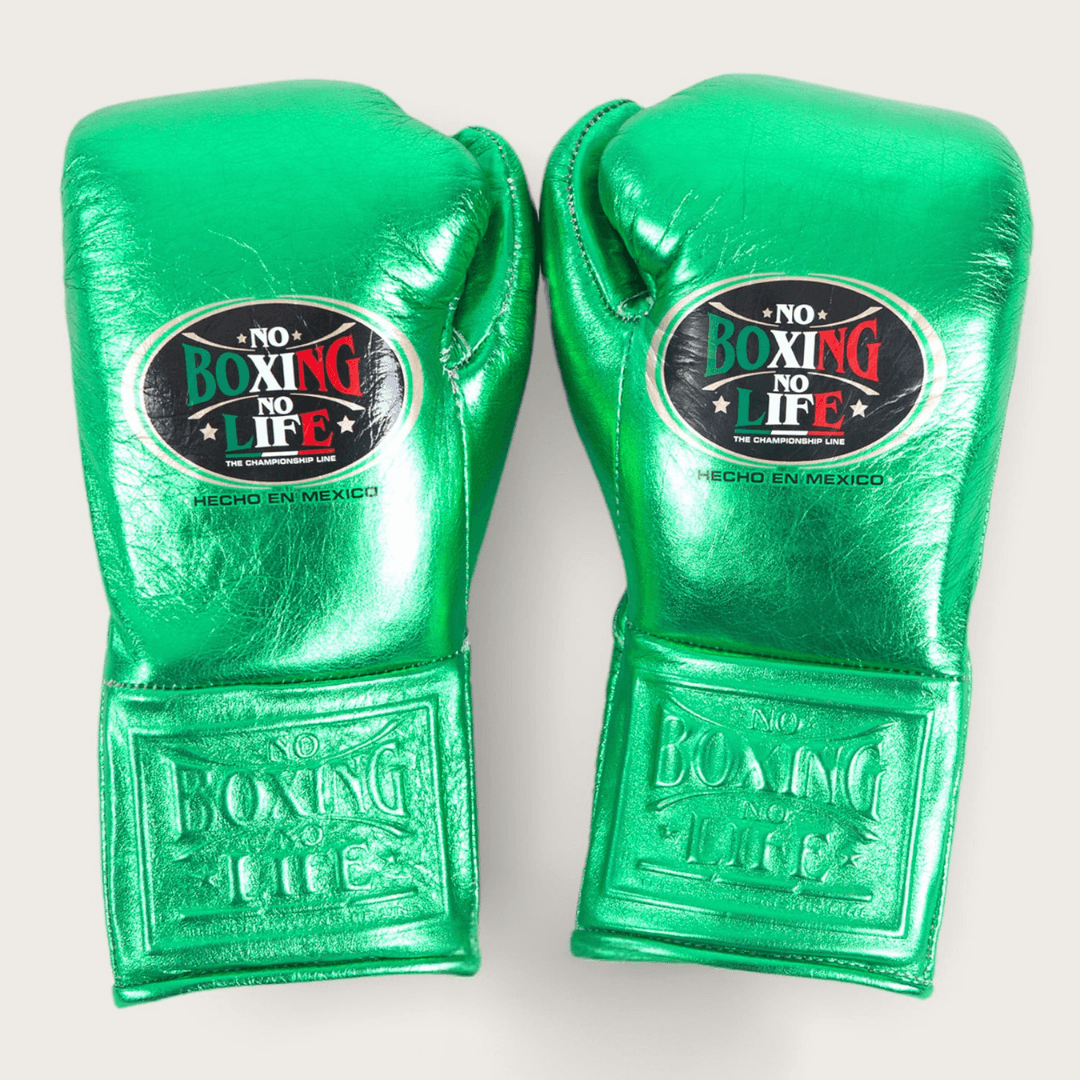 No Boxing No Life Boxing Gloves Green Fitness Boxing