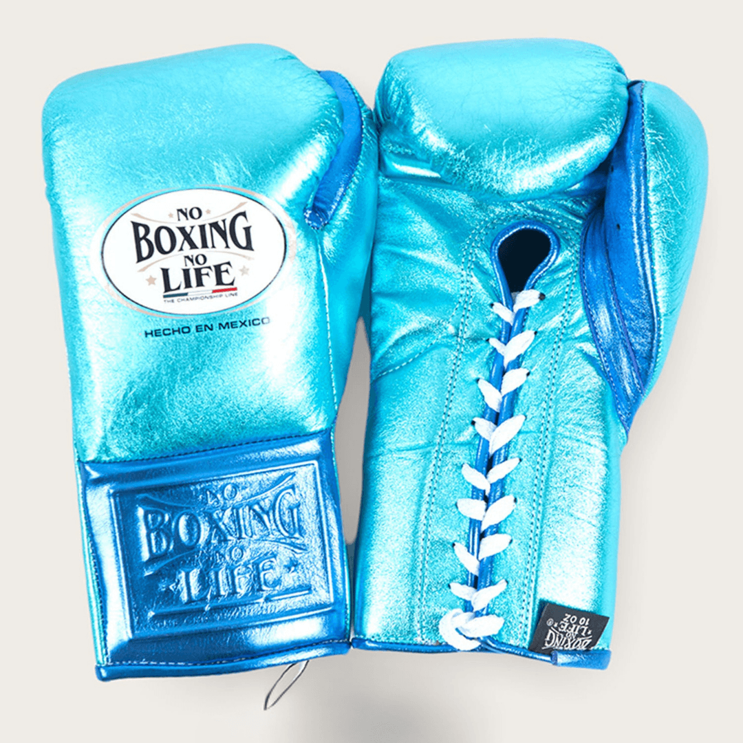 No Boxing No Life Boxing Gloves Sky-Blue Heavy Bag
