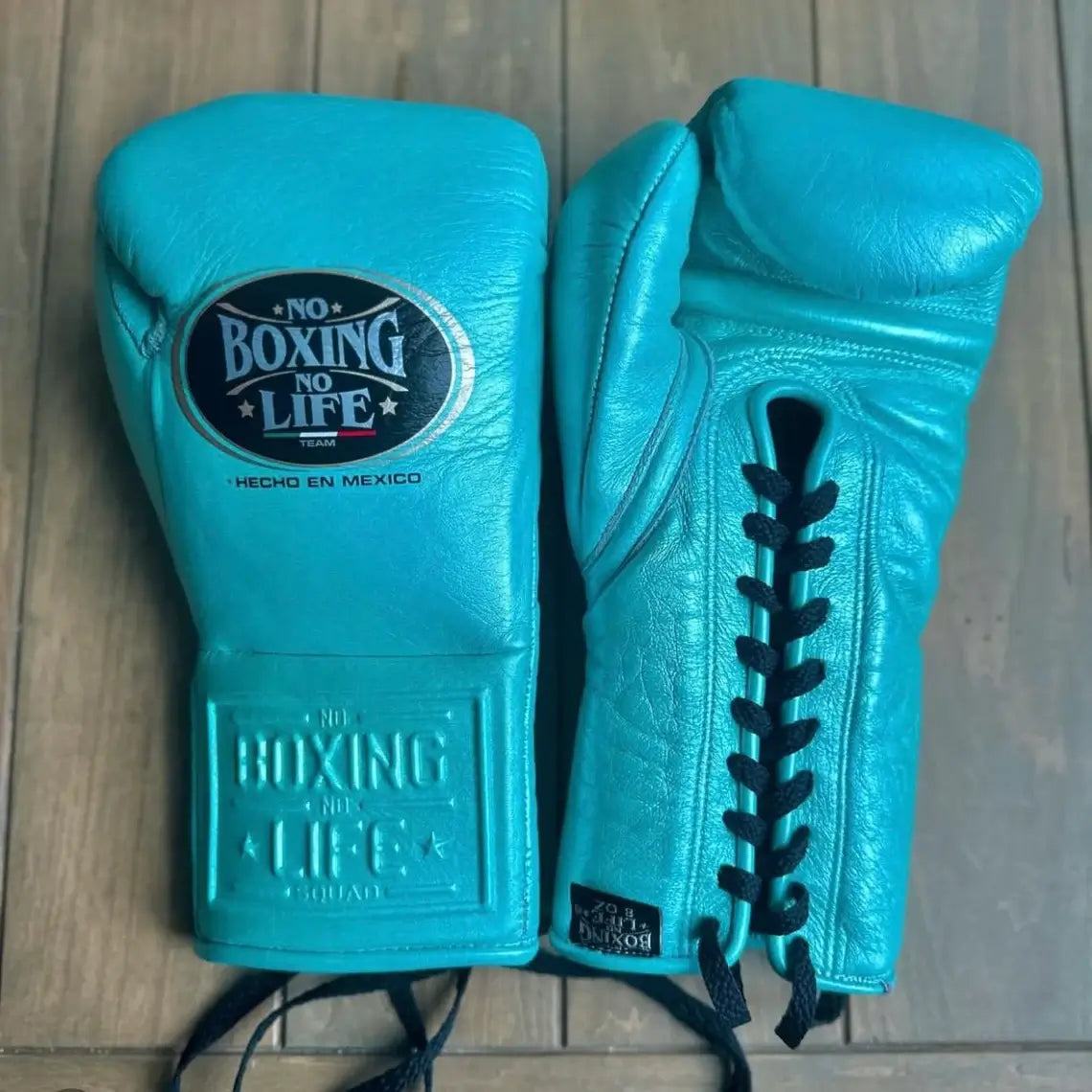 No Boxing No Life Boxing Gloves Sky-Blue Custom