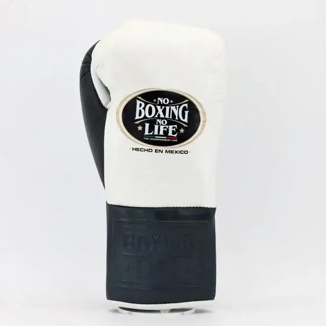 No Boxing No Life Boxing Gloves White/Grey Heavy Bag