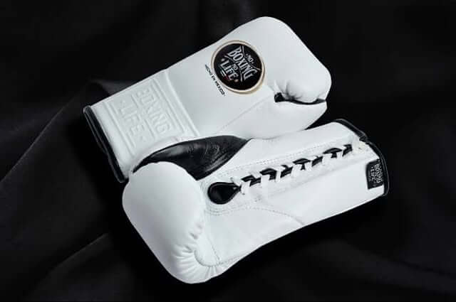 No Boxing No Life Boxing Gloves White/Black Fight Gear