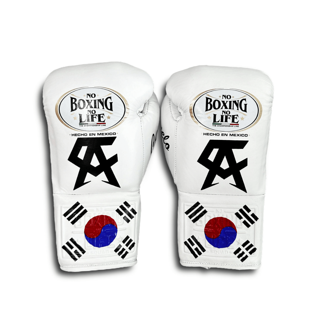 No Boxing No Life Boxing Gloves White/Blue/Red/Black Training