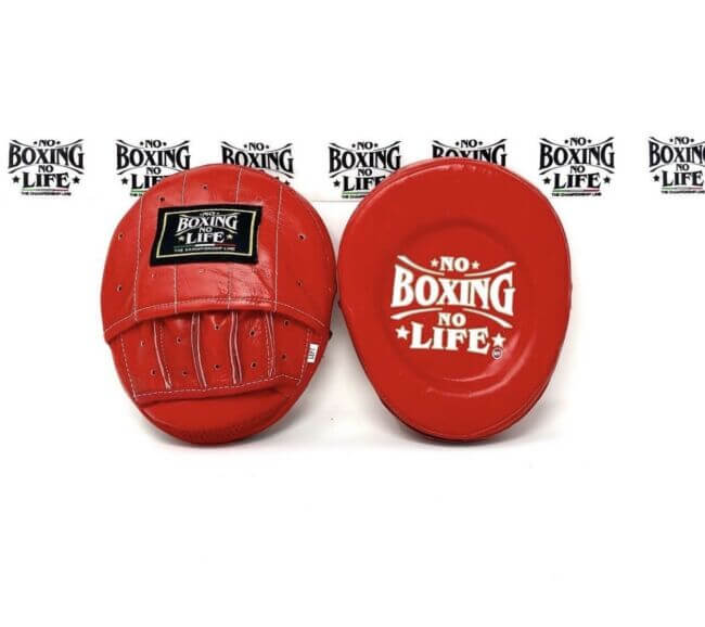 No Boxing No Life Punching Mitts Red Sparring