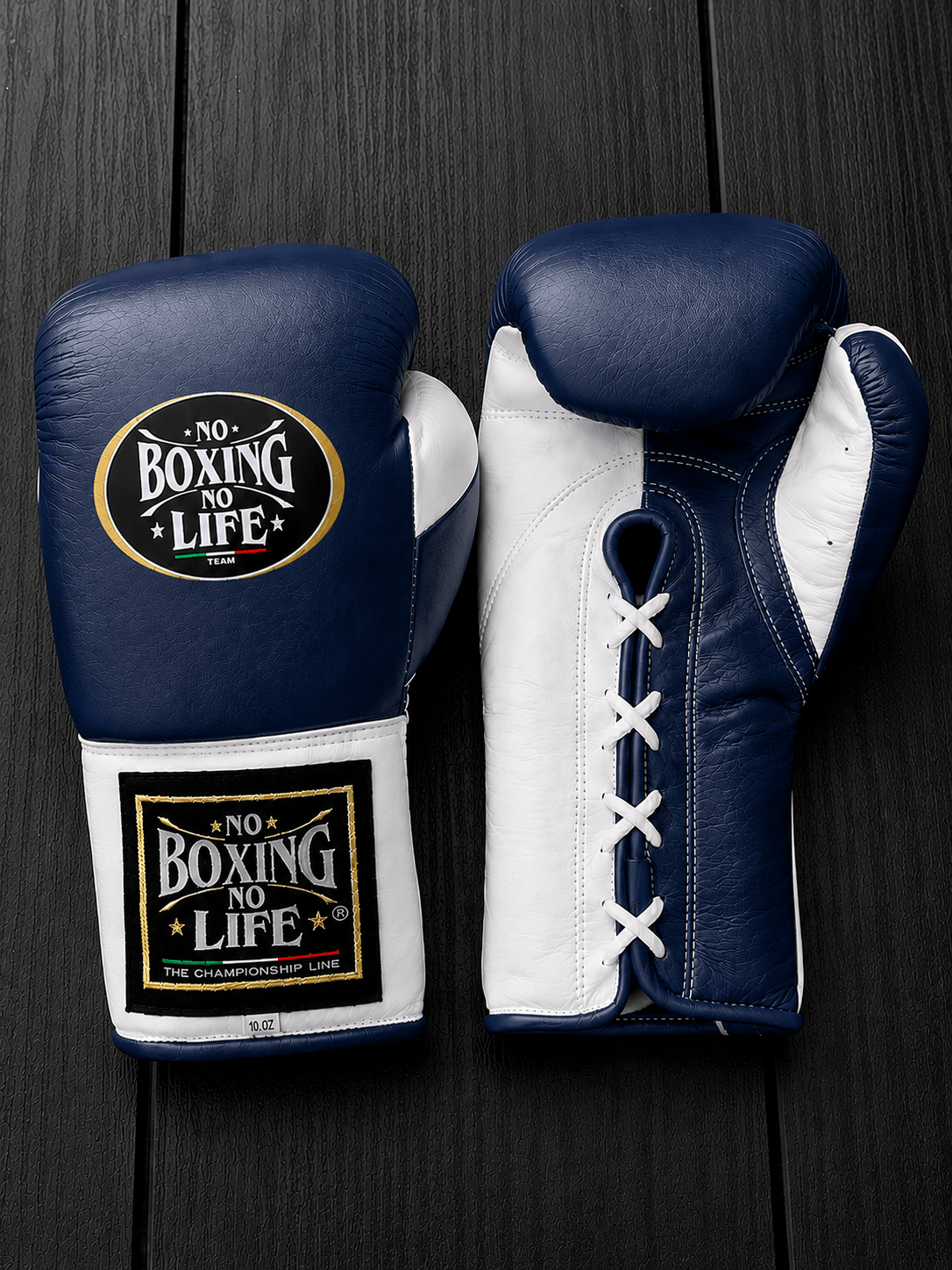 No Boxing No Life Boxing Gloves Dark-Blue/White Heavy Bag