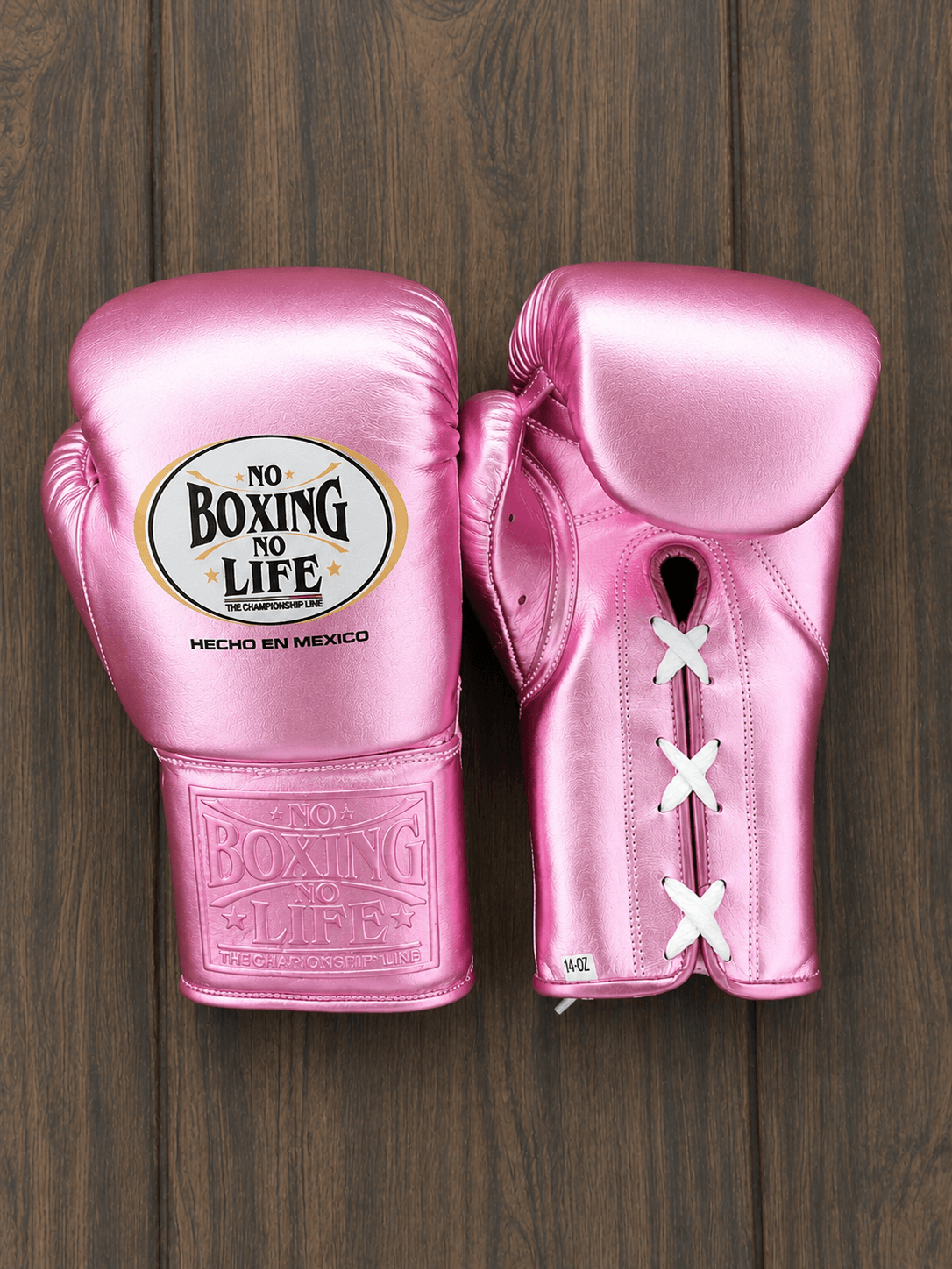 No Boxing No Life Boxing Gloves Pink Customizable