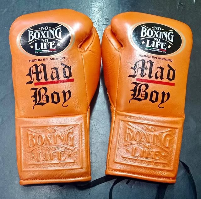 No Boxing No Life Boxing Gloves Orange Customizable