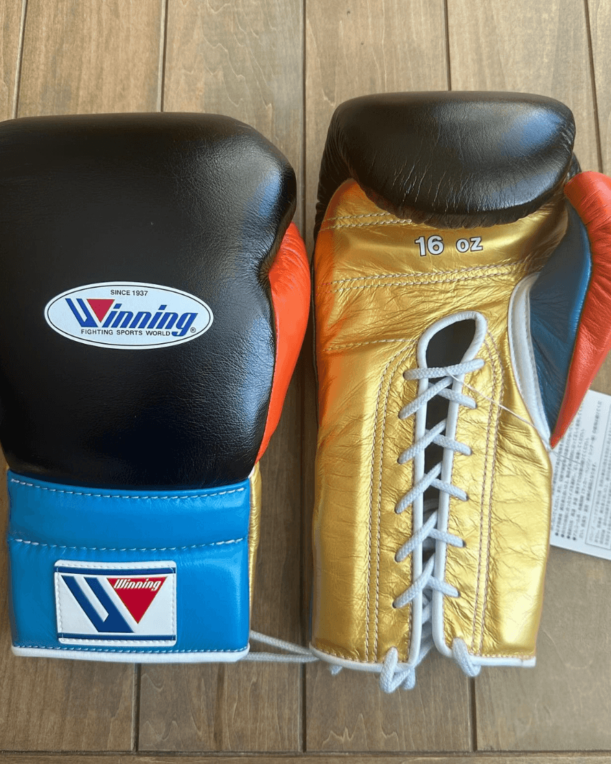 Winning Boxing Gloves Black/Gold/Orange/Blue Custom
