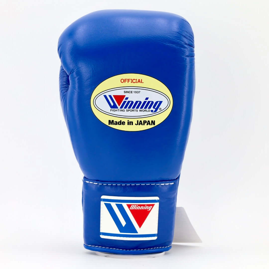 Winning Boxing Gloves Blue Heavy Bag