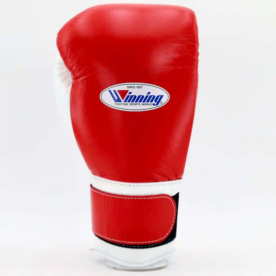 Winning Boxing Gloves Carrot/White Velcro Training