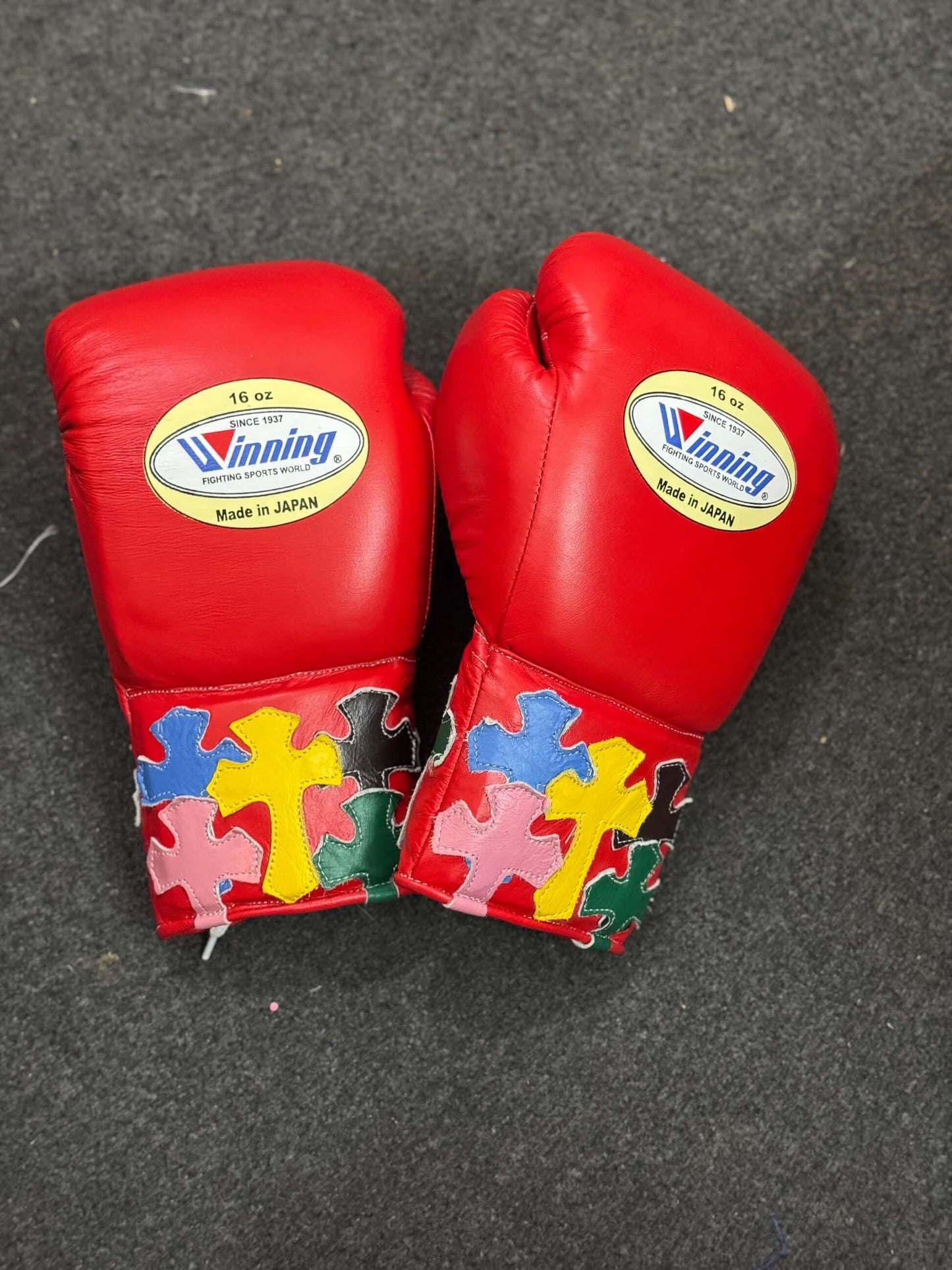 Winning Boxing Gloves Red Custom Fit