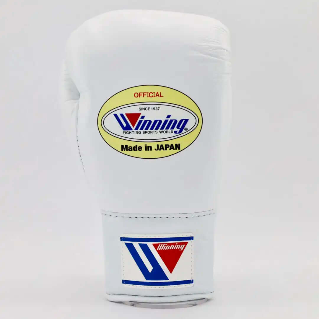 Winning Boxing Gloves White Custom Fit