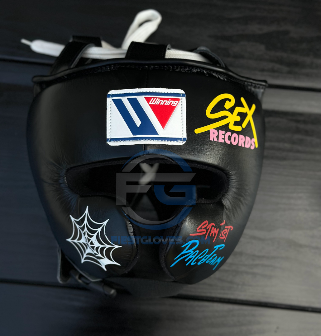Winning Boxing Gloves Set Black Training Set