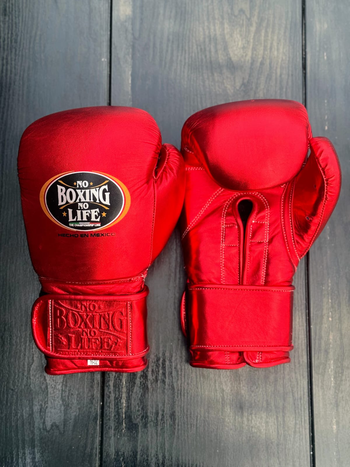 No Boxing No Life Boxing Gloves Red Boxing Training
