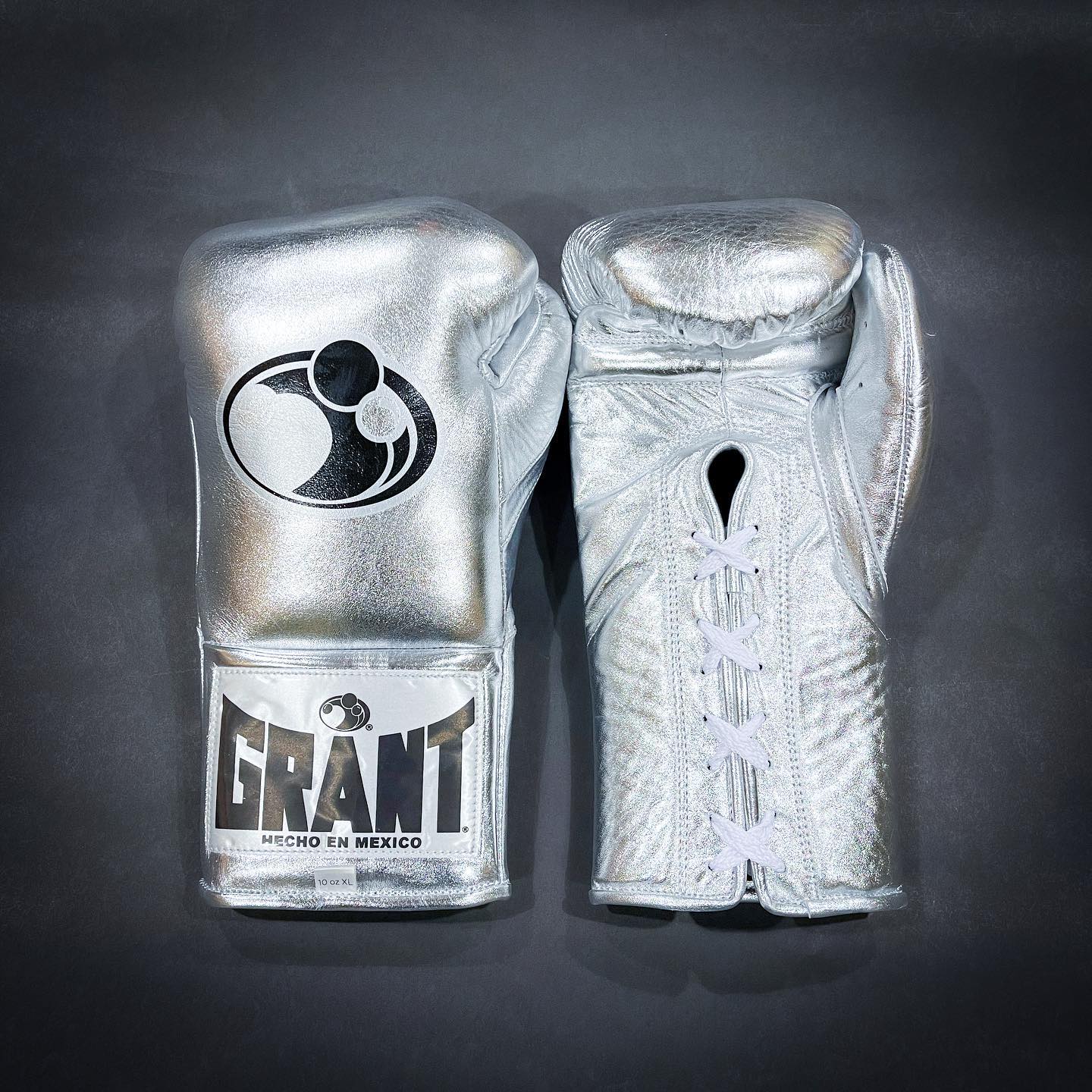 Grant Boxing Gloves Silver Heavy Bag
