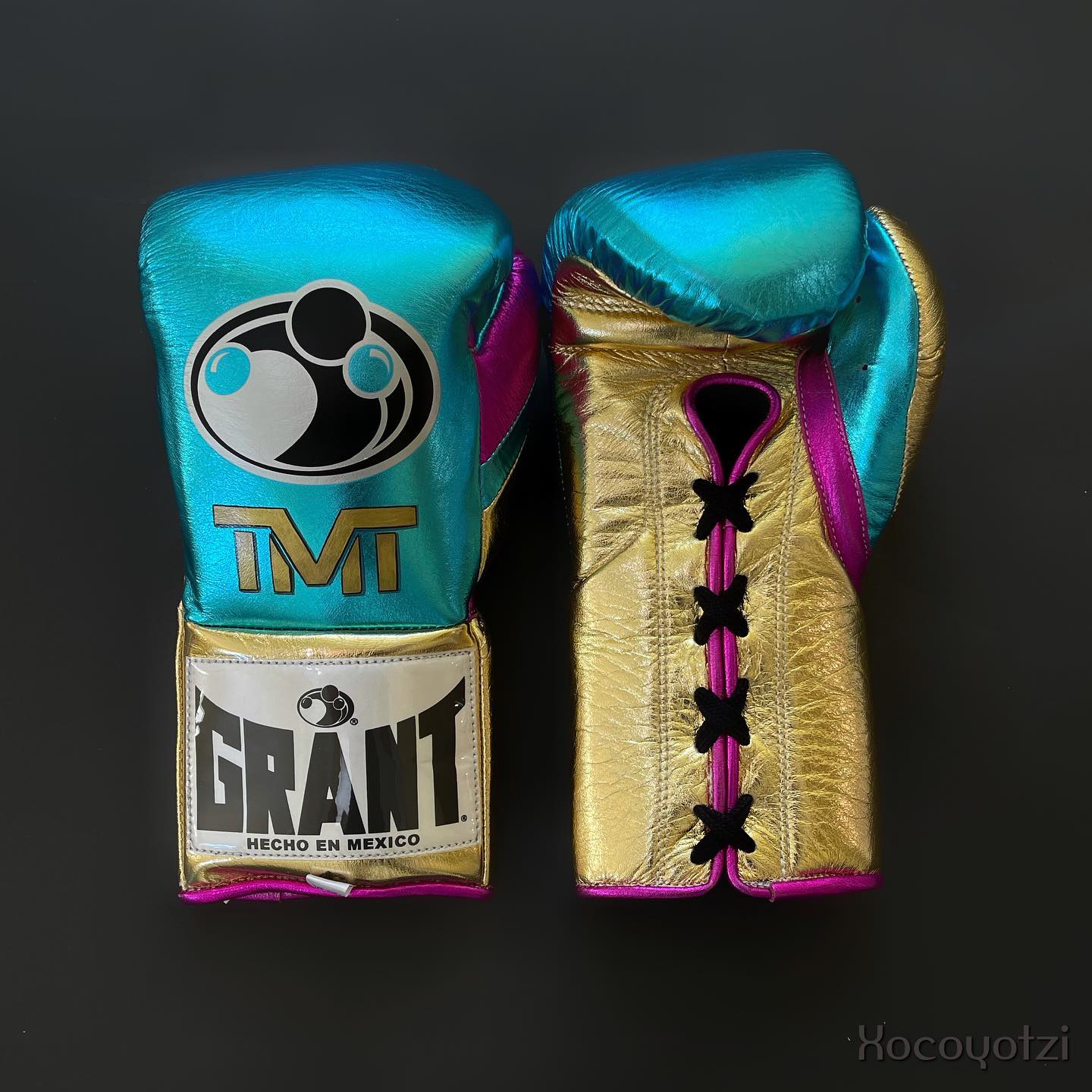 Grant Boxing Gloves Blue/Gold/Pink Boxing Training