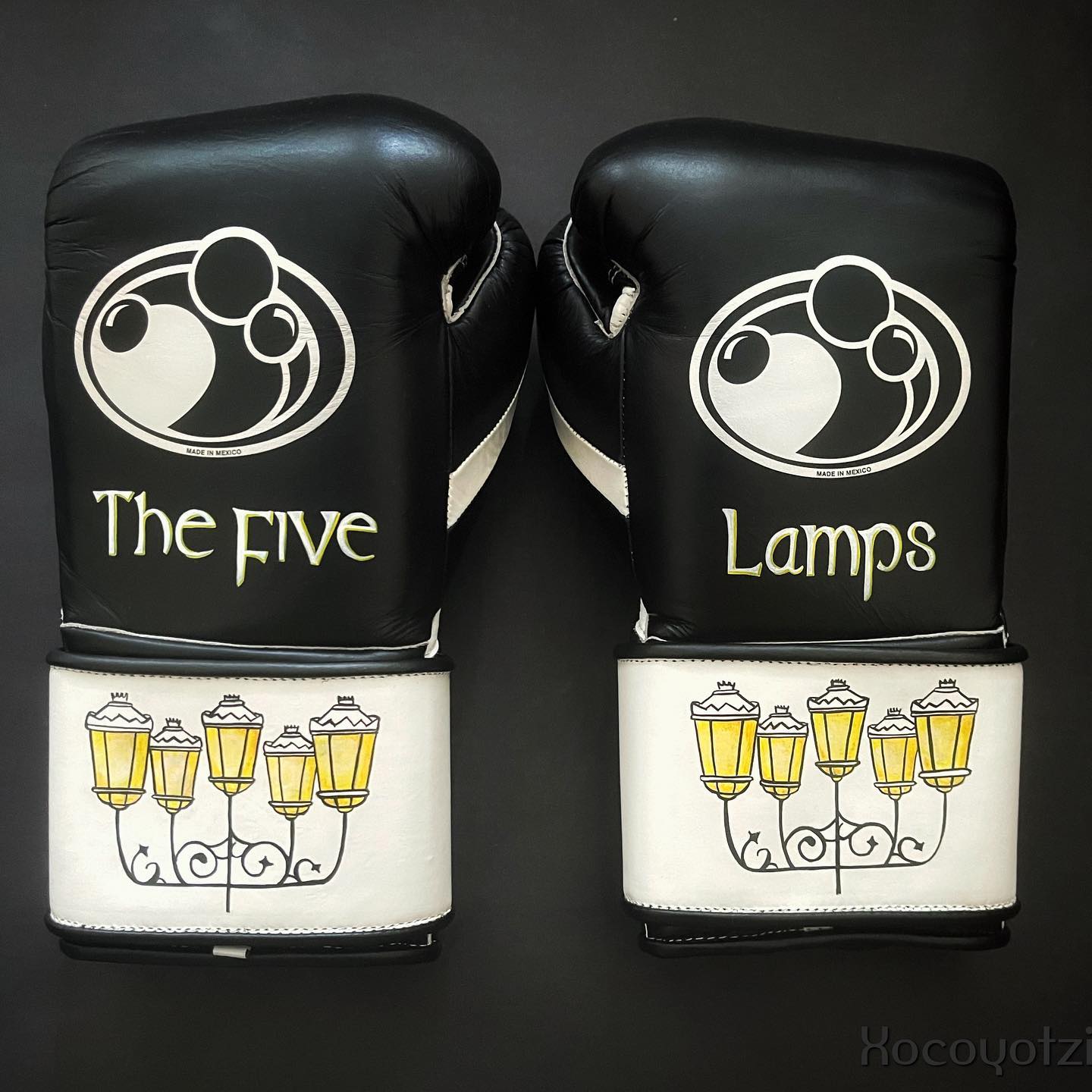 Grant Boxing Gloves Black/White Sparring