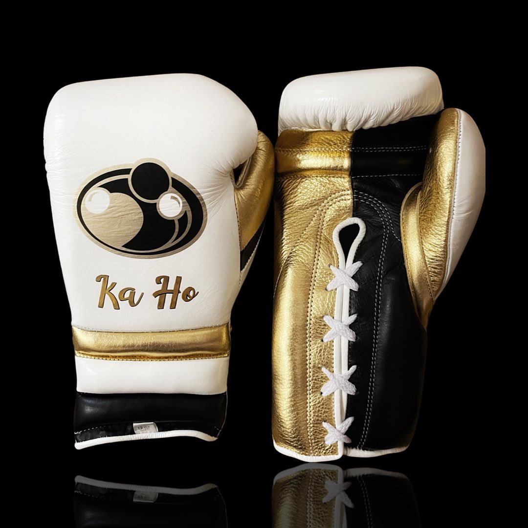 Grant Boxing Gloves White/Gold/Black Boxing Training
