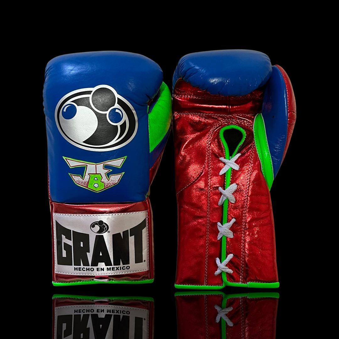 Grant Boxing Gloves Blue/Red/Green Sparring