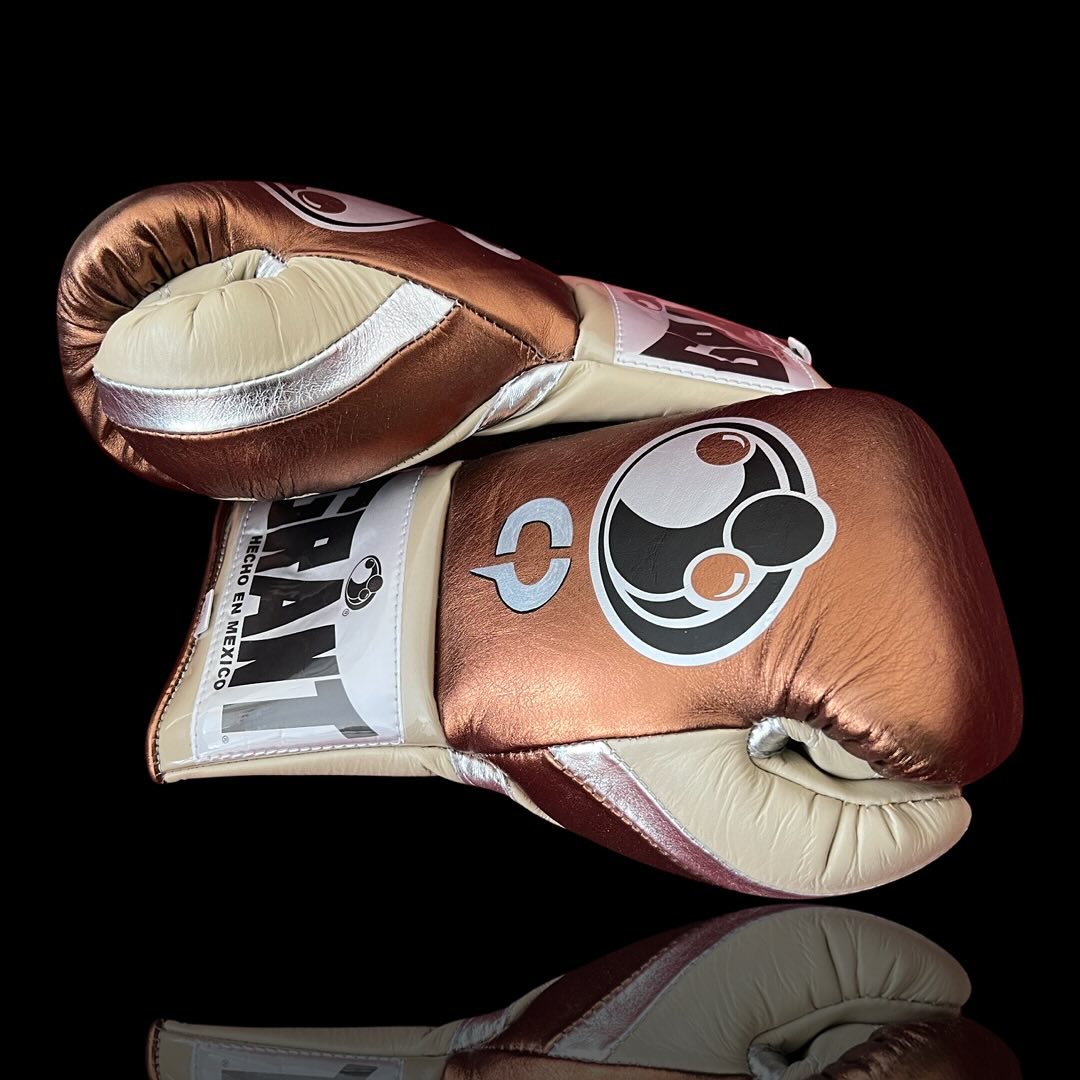 Grant Boxing Gloves Brown/Beige/Silver Competition