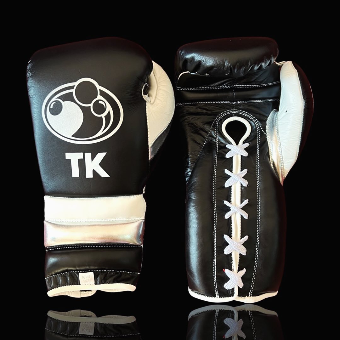 Grant Boxing Gloves Black/Beige/White Competition