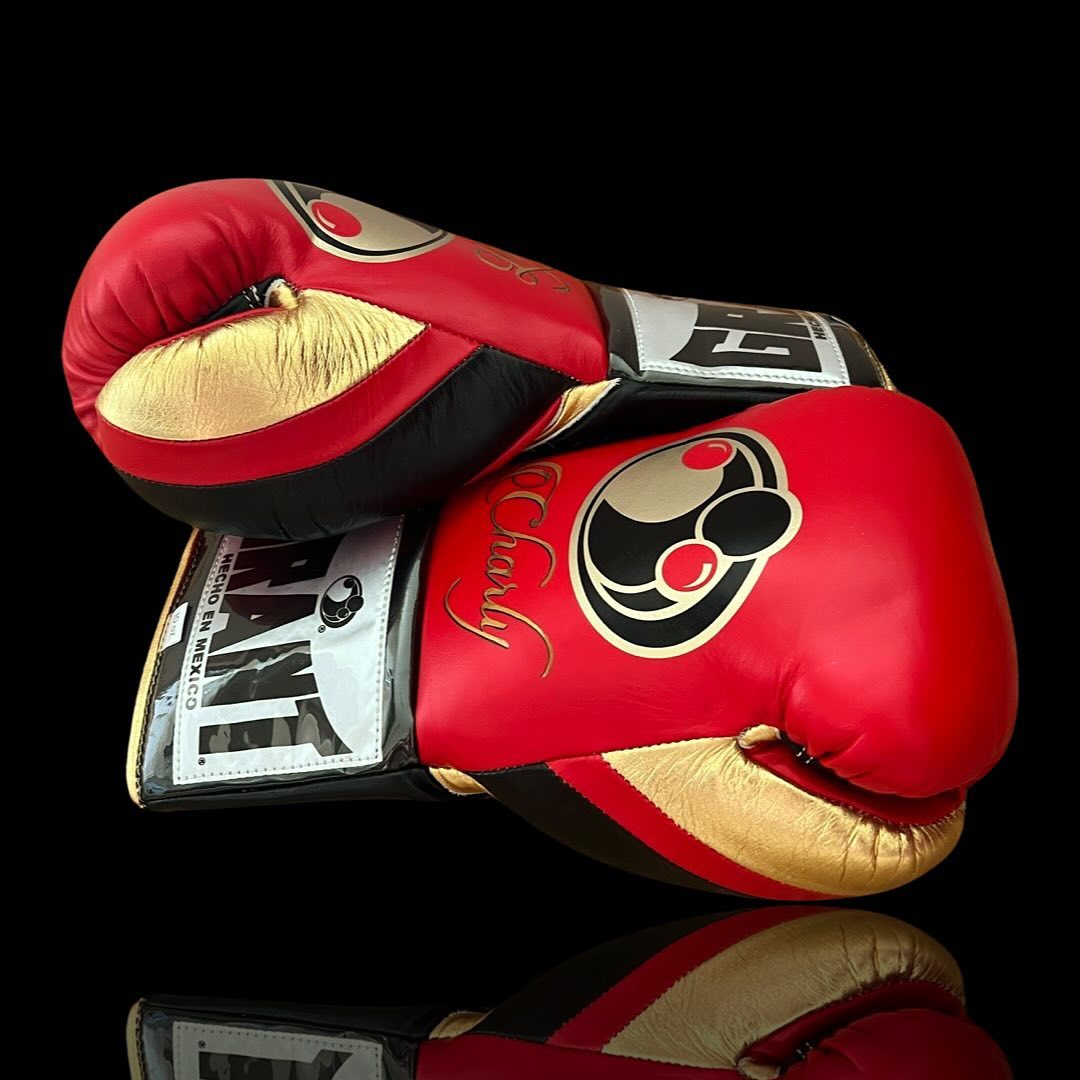 Grant Boxing Gloves Red/Black/Gold Customizable