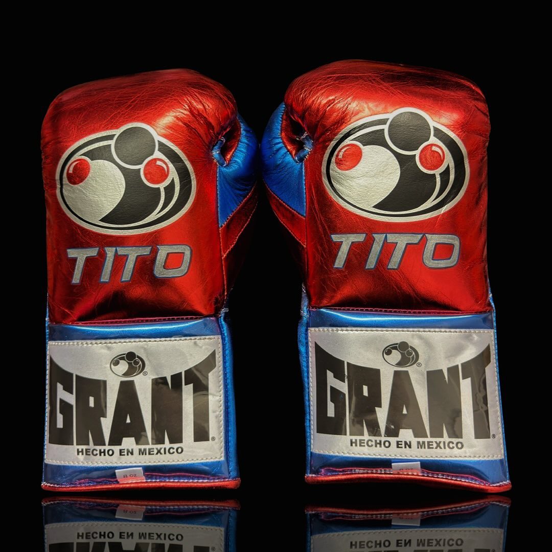 Grant Boxing Gloves Red/Blue Customizable