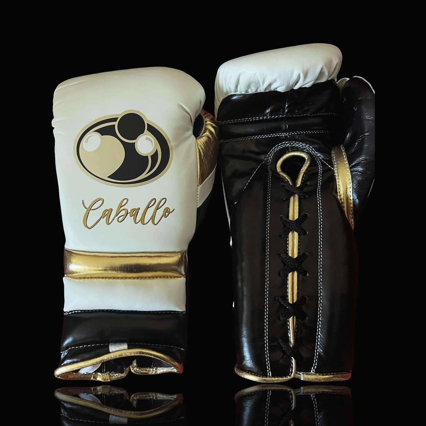 Grant Boxing Gloves White/Black/Gold Boxing Training