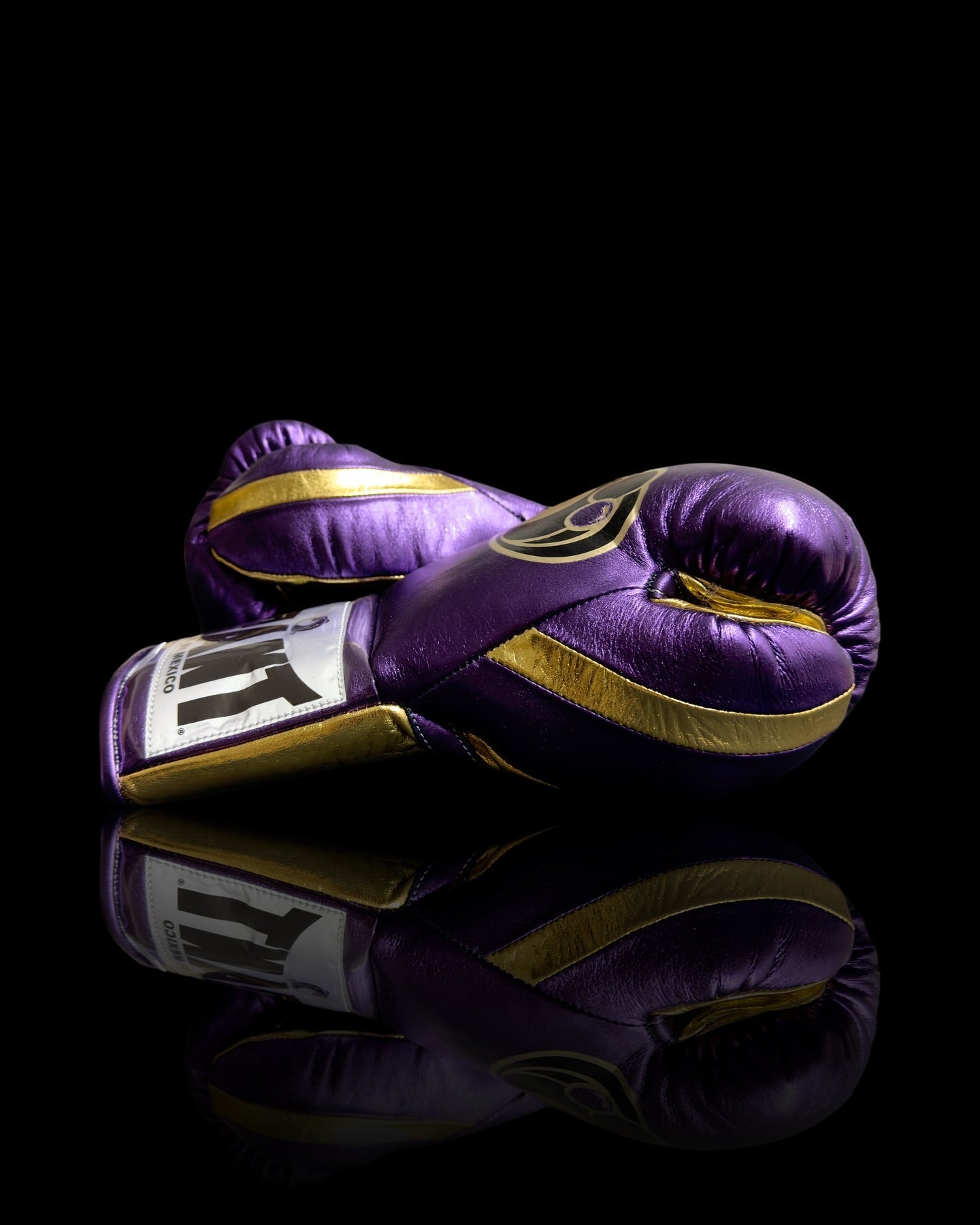 Grant Boxing Gloves Purple/Gold Custom