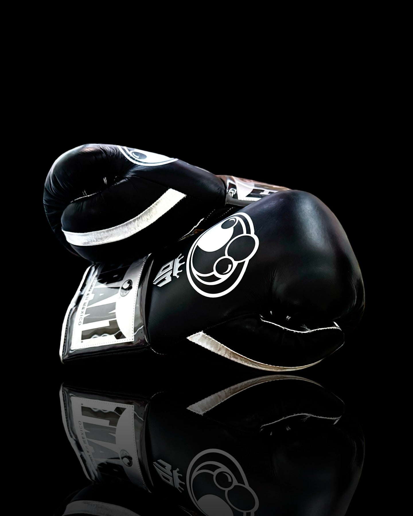 Grant Boxing Gloves Black/Silver Fight Gear