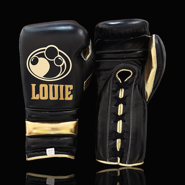 Grant Boxing Gloves Brown/Gold Leather