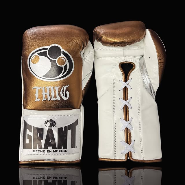 Grant Boxing Gloves Brown/White Fitness Boxing