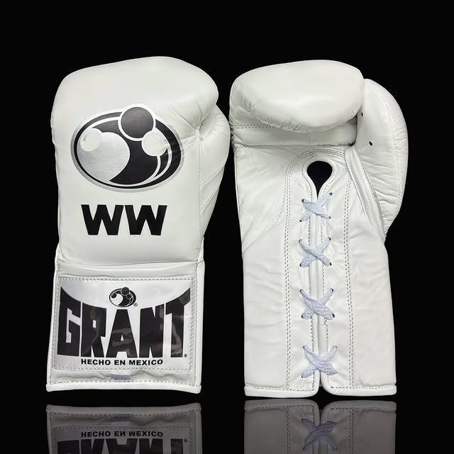 Grant Boxing Gloves White Custom