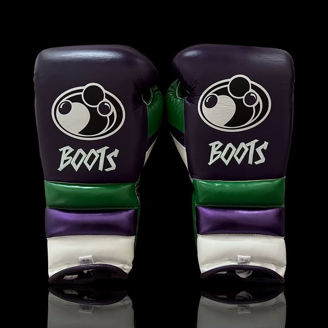 Grant Boxing Gloves Purple/Green/White Customizable