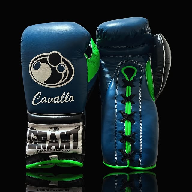 Grant Boxing Gloves Blue/Green Sparring