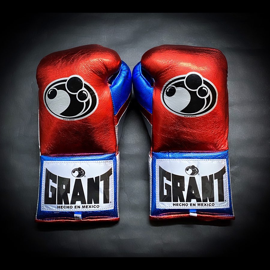 Grant Boxing Gloves Red/Blue Customizable