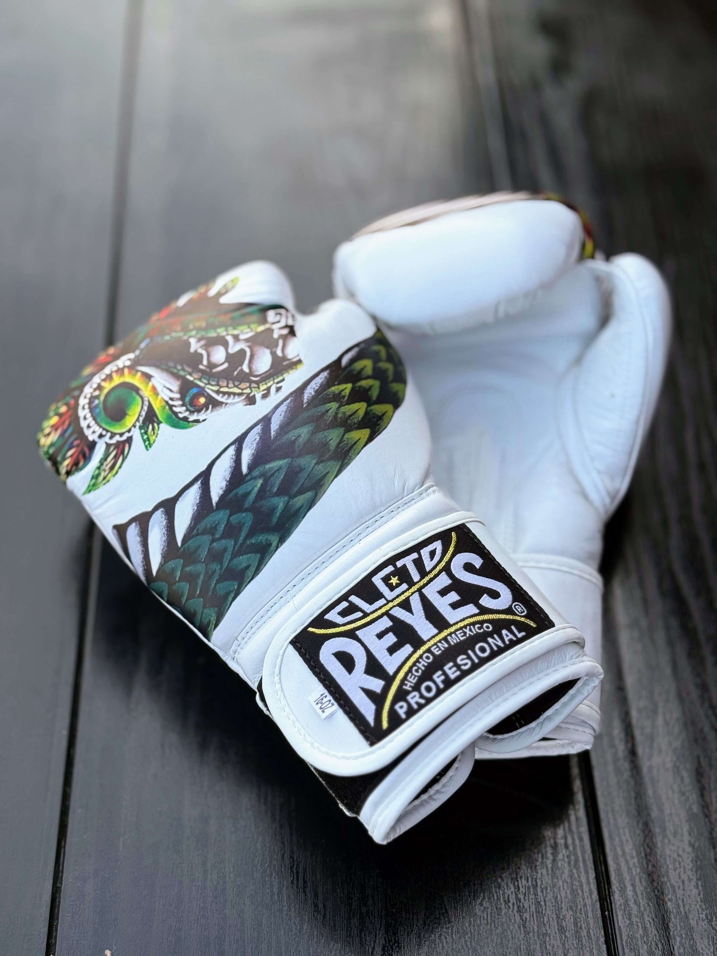 Cleto Reyes Boxing Gloves White/Green Training