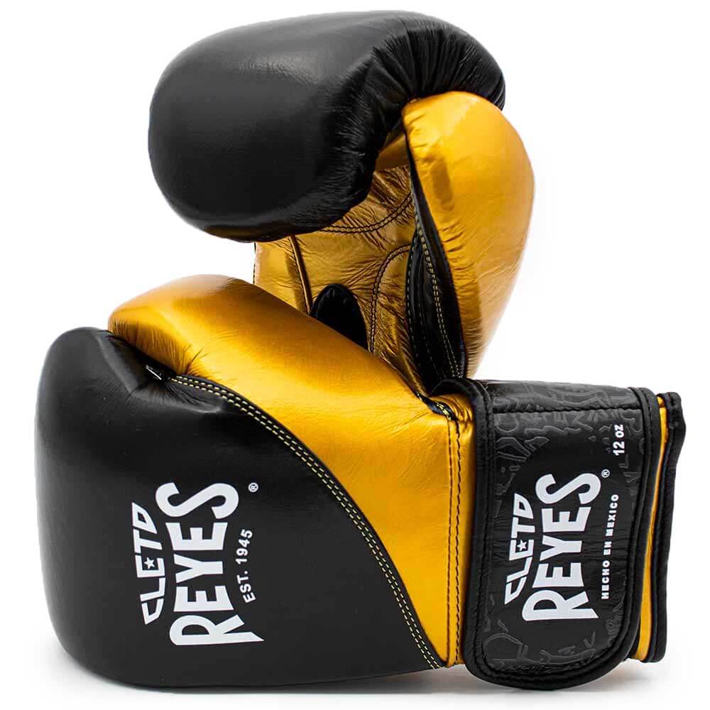 Cleto Reyes Boxing Gloves Black/Gold Customizable