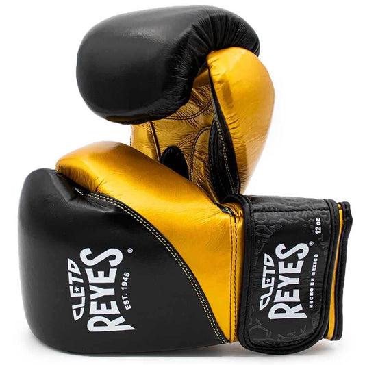 Cleto Reyes Boxing Gloves Black/Gold Customizable