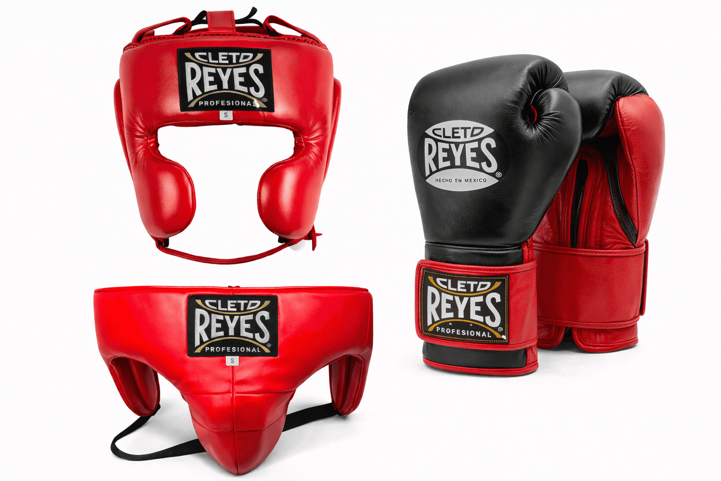 Cleto Reyes Boxing Set Black/Red Protective Gear