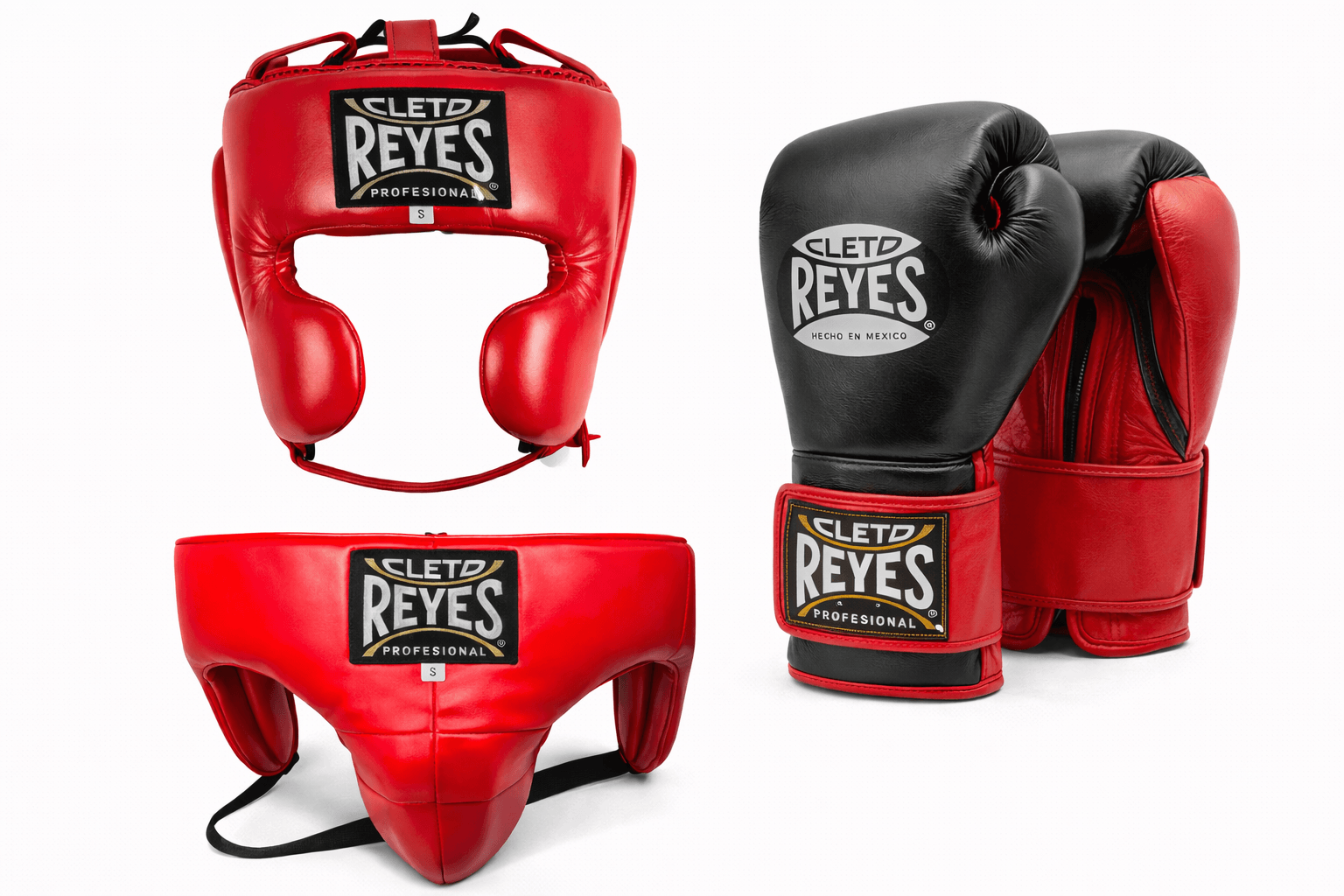 Cleto Reyes Boxing Set Black/Red Protective Gear