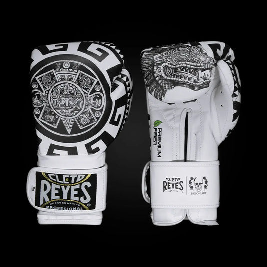 Cleto Reyes Boxing Gloves White/Black Velcro
