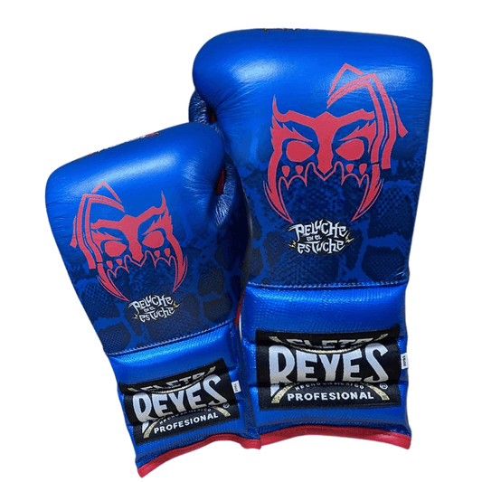 Cleto Reyes Boxing Gloves Blue/Red Lace-Up Training
