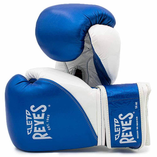 Cleto Reyes Boxing Gloves Blue/White Velcro